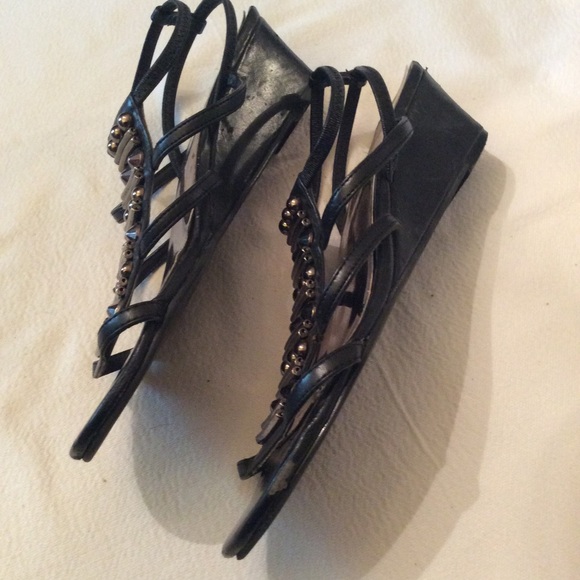 NEW YORK TRANSIT Tribal Wedge Strappy Sandal 6 - Picture 4 of 8